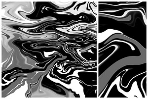 Liquid Marble: Abstract Backgrounds