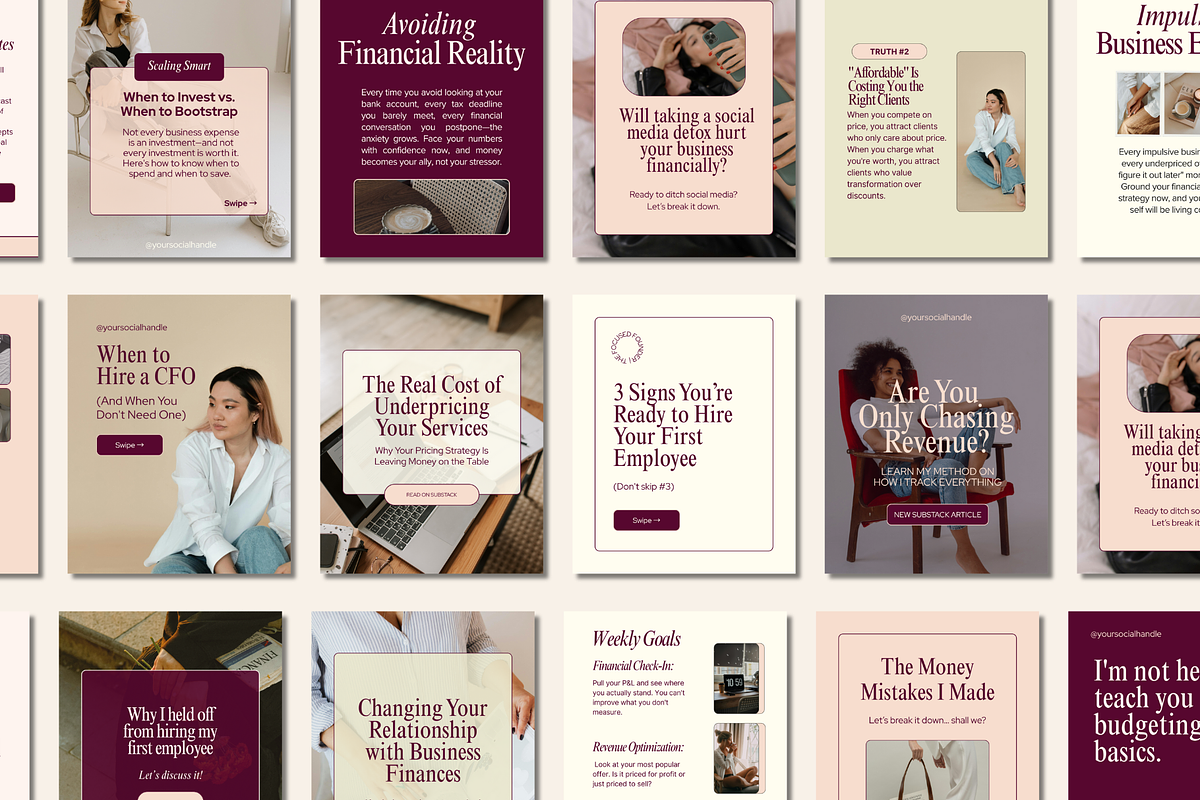 Canva Coach Instagram Template Bundle preview 3