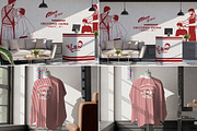 38 Barbershop Saloon Branding Mockup, an Advertising Mockup by Vitora Mockup (Thumbnail 9 of 13)