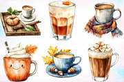 Watercolor Fall Fishing Clipart PNG, an Icon by Canvas Craft (Thumbnail 4 of 4)