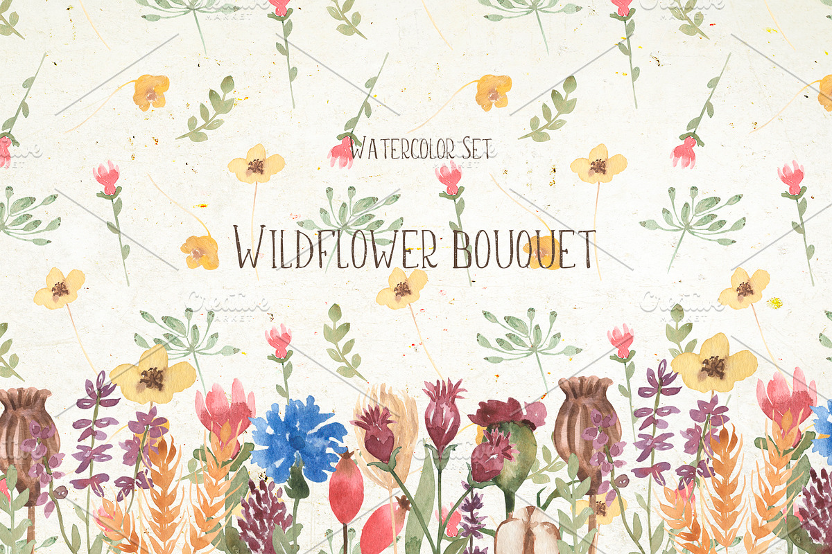 Wildflower bouquet, a Decorative Illustration by MayaNavits (Photo 1 of 14)