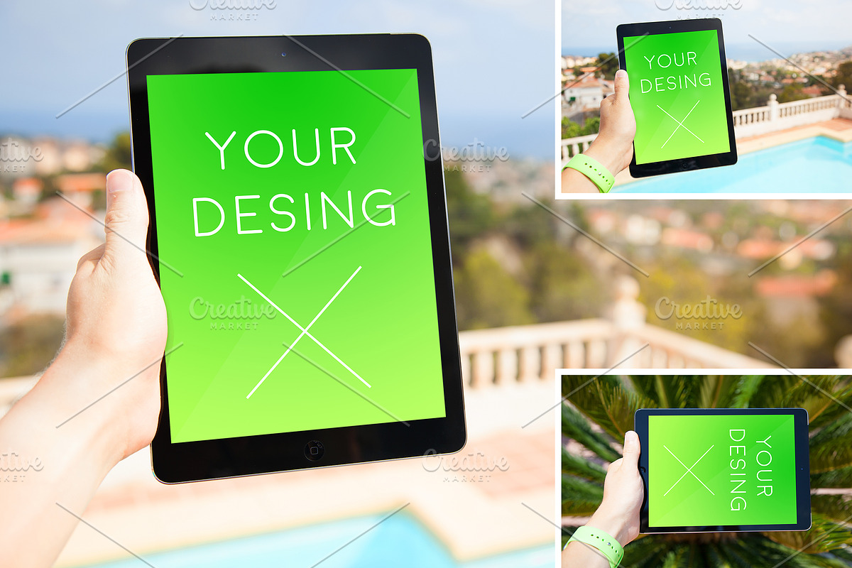holiday mockups // complete pack, an App Template by The Drone Shop (Photo 3 of 5)