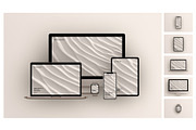 360 device mockup bundle iphone, a Device Mockup by FoundImages (Thumbnail 23 of 84)