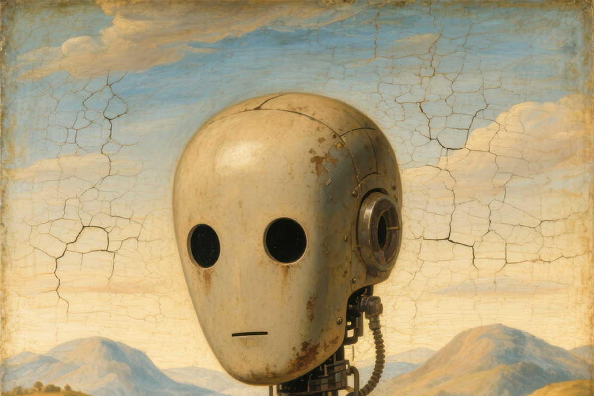 3 Vintage Robot Landscape Art, a Technology Illustration by StockVerse Creative (Photo 2 of 3)