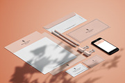 Stationary Mockup with Shadow, a Books & Magazine Mockup by Momogi (Thumbnail 4 of 7)