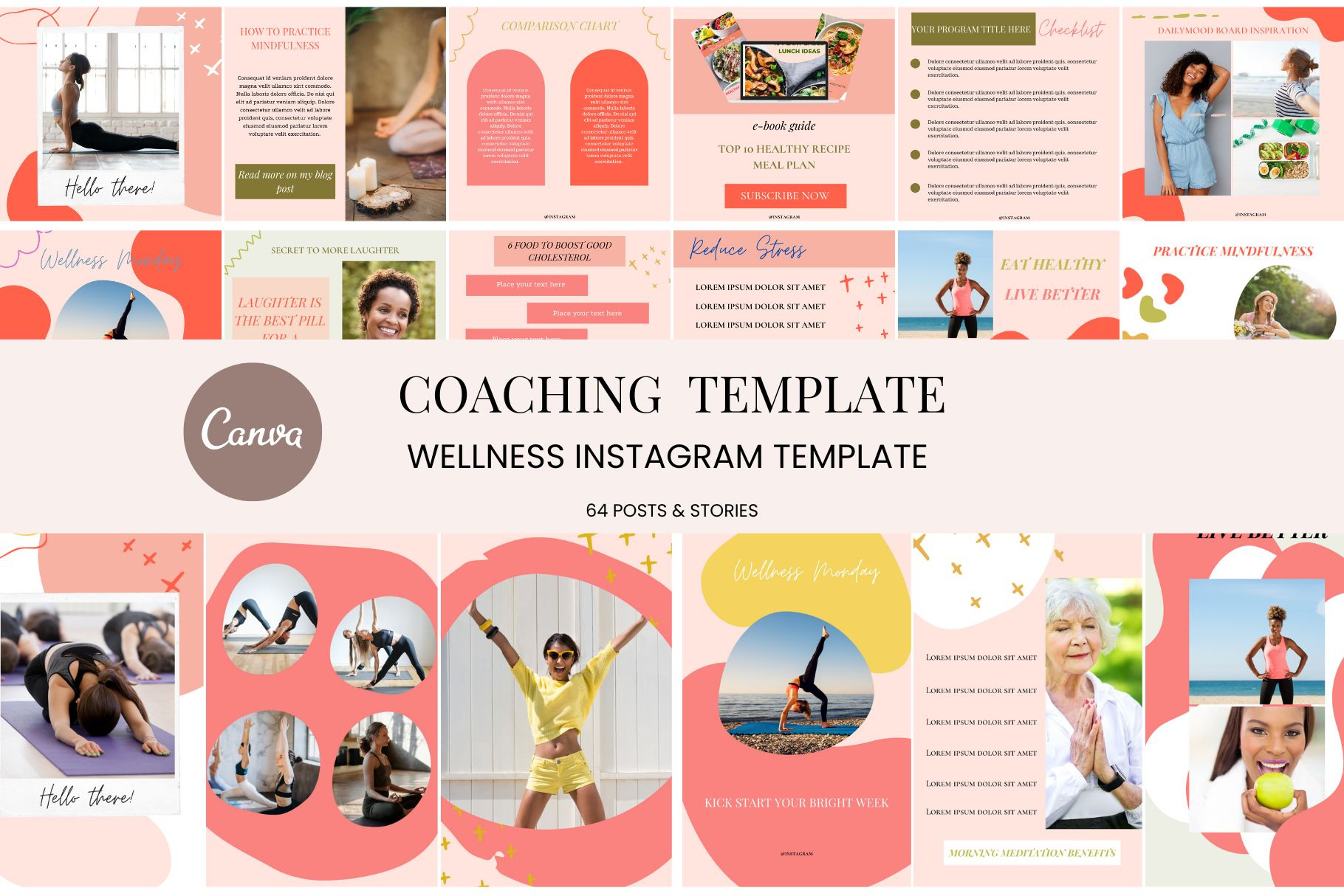 Coaching Instagram template Canva