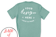 Back Of T-Shirt BC3001 Mockup Bundle, a Shirt Mockup by lock and page (Thumbnail 20 of 88)