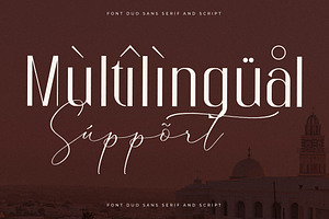 Sutherla Romance Font Duo