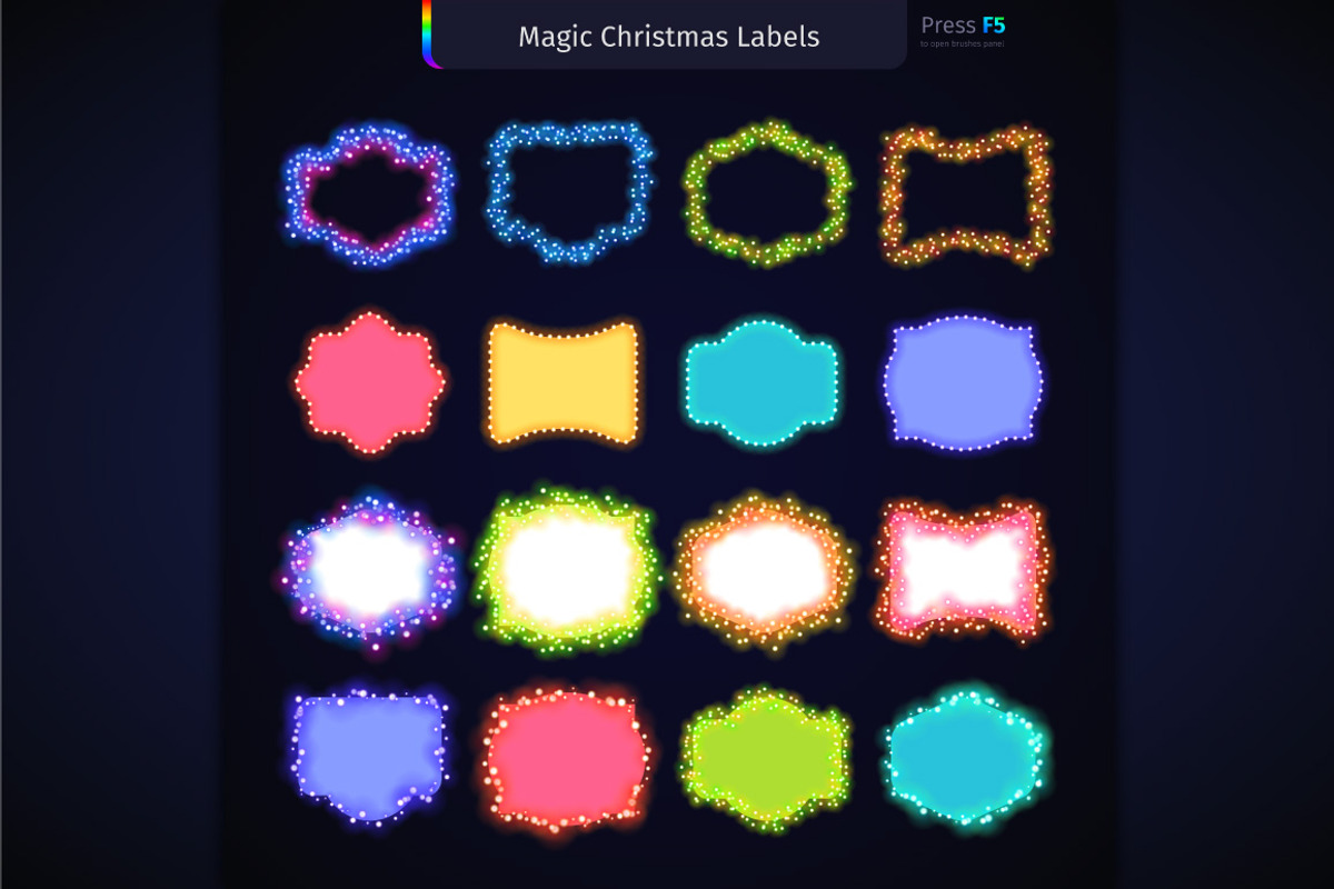 Magic Christmas Lights, a Brush Add-On by Voysla's Shop (Photo 11 of 14)
