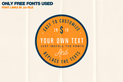 Editable Vintage Labels Kit, a Templates & Theme by Roman Paslavsky (Thumbnail 6 of 6)