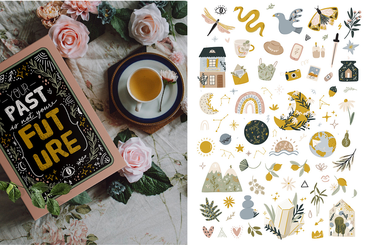 Botany & Halloween mystery BUNDLE, a Decorative Illustration by Ruslana Lubenets (Photo 37 of 47)