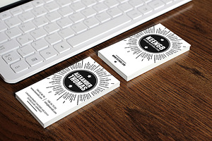 Hipster Business Card