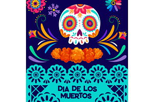 Day Of Dead Papel Picado