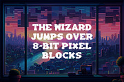 Plump Pixel - Bouncy 8Bit Font, a Serif Font by HipFonts (Thumbnail 7 of 7)