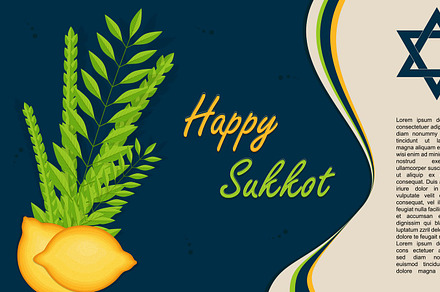 Happy Sukkot design
