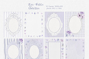 Purple Cottagecore Flowers PNG, a Decorative Illustration by whiteheartdesign (Thumbnail 2 of 17)