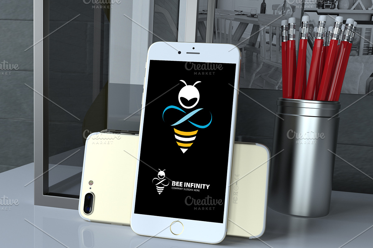 Bee Infinity Logo, a Branding & Logo Template by Creative Dezing (Photo 3 of 5)