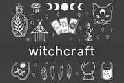 50 hand drawn magic elements, an Illustration by pixelwerk (Thumbnail 1 of 4)
