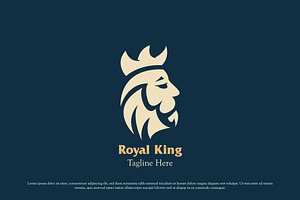 Royal King Kingdom Logo Design Icon, a Branding & Logo Template by Morvana Crew