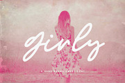 Girly Feminine Script Font, a Script Font by pixelcolours (Thumbnail 1 of 6)