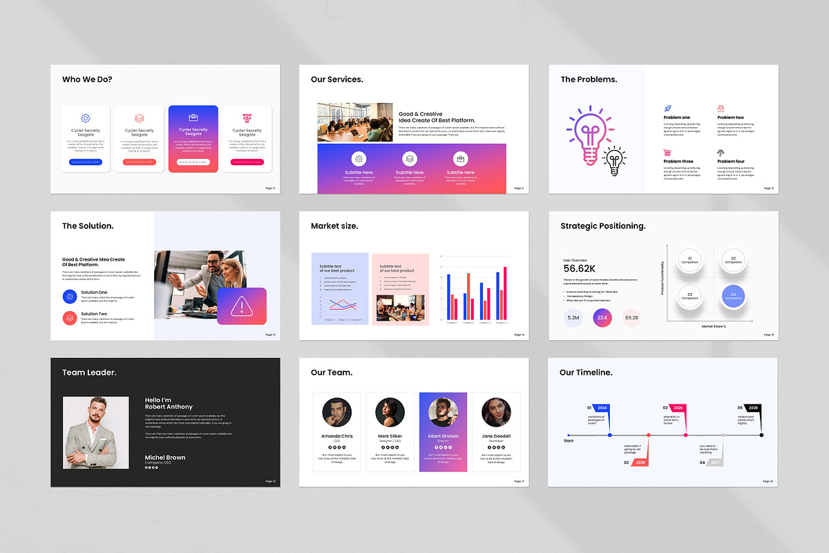 Digital Market Agency Presentation, a Presentation Template by Creatiya Type (Photo 6 of 7)