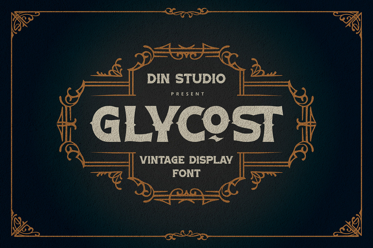 Glycost, a Symbol Font by Vintage Division (Photo 1 of 15)