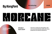 Morcane - Modern Sans Serif Font, a Sans Serif Font by overlaytemplates (Thumbnail 1 of 5)