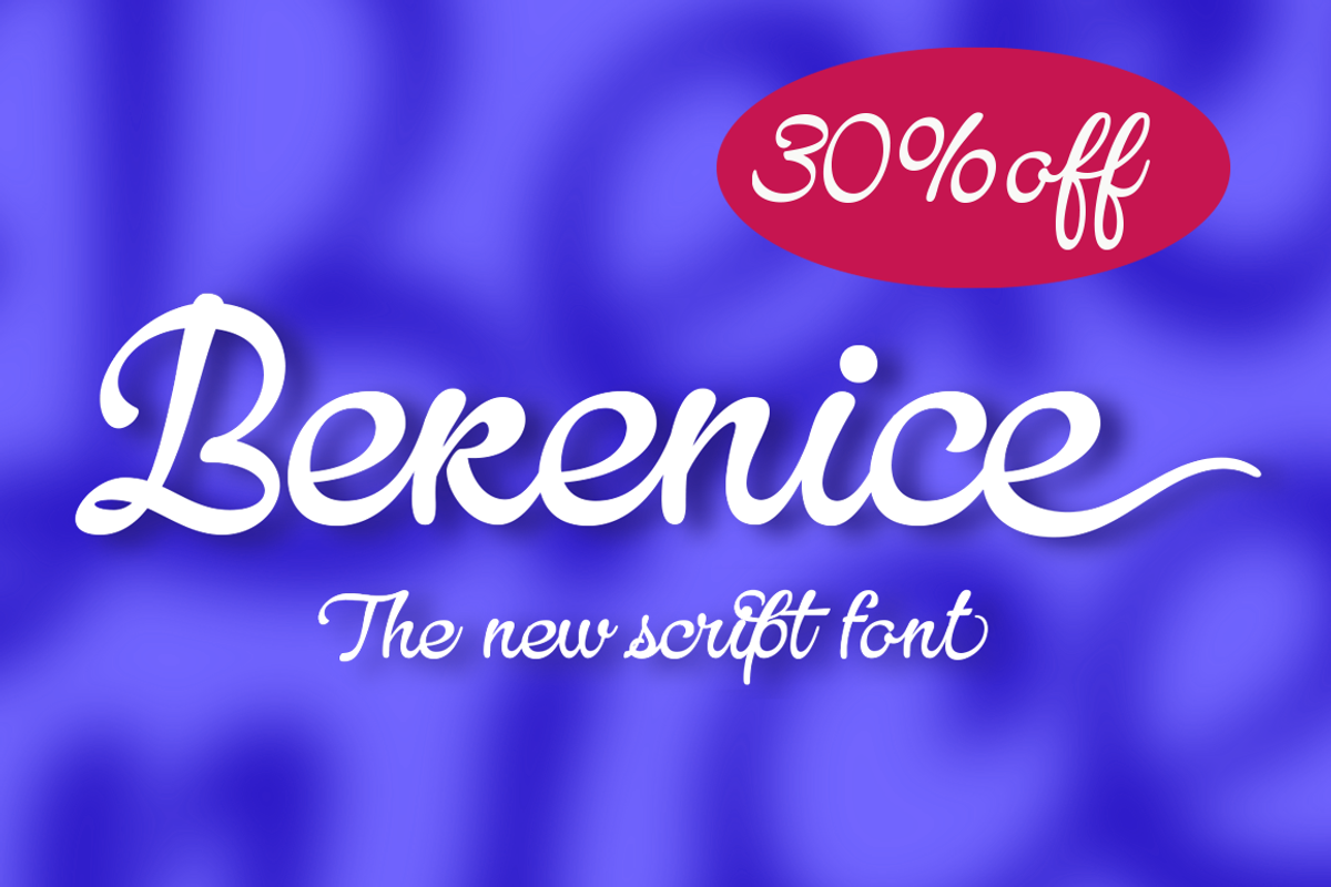 Berenice, a Script Font by Eurotypo (Photo 1 of 6)