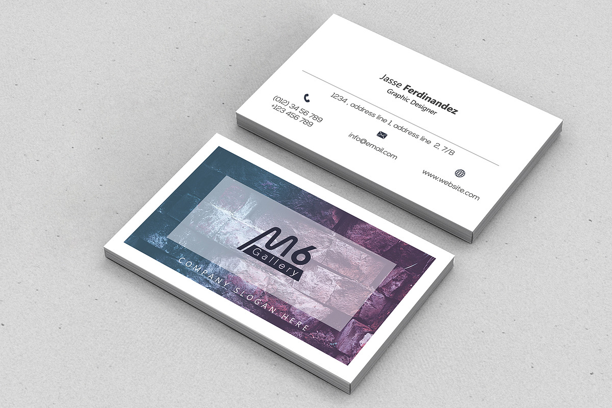 Unique 50 Business Card Bundle, a Business Card Template by M6 Gallery (Photo 51 of 151)