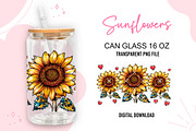 Leopard Sunflower Heart PNG, a Pattern Graphic by TumblerArtDS (Thumbnail 2 of 3)