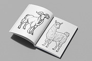 Animal Coloring Page, a Graphic by Forhadx5 (Thumbnail 9 of 10)