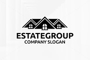 Estate Group Logo Template, a Branding & Logo Template by LOGOMAGINE (Thumbnail 4 of 5)