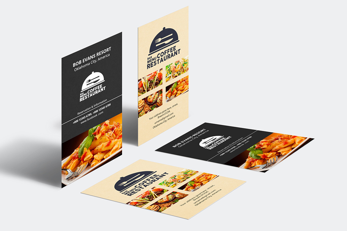 Restaurant Business Card, a Business Card Template by UI_Expert (Photo 2 of 3)