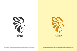 Tiger Animal Logo Design Icon vector, a Branding & Logo Template by Morvana Crew