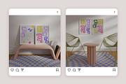 Poster frame Mockup AURELIE, a Print Template by Bonumo (Thumbnail 6 of 14)