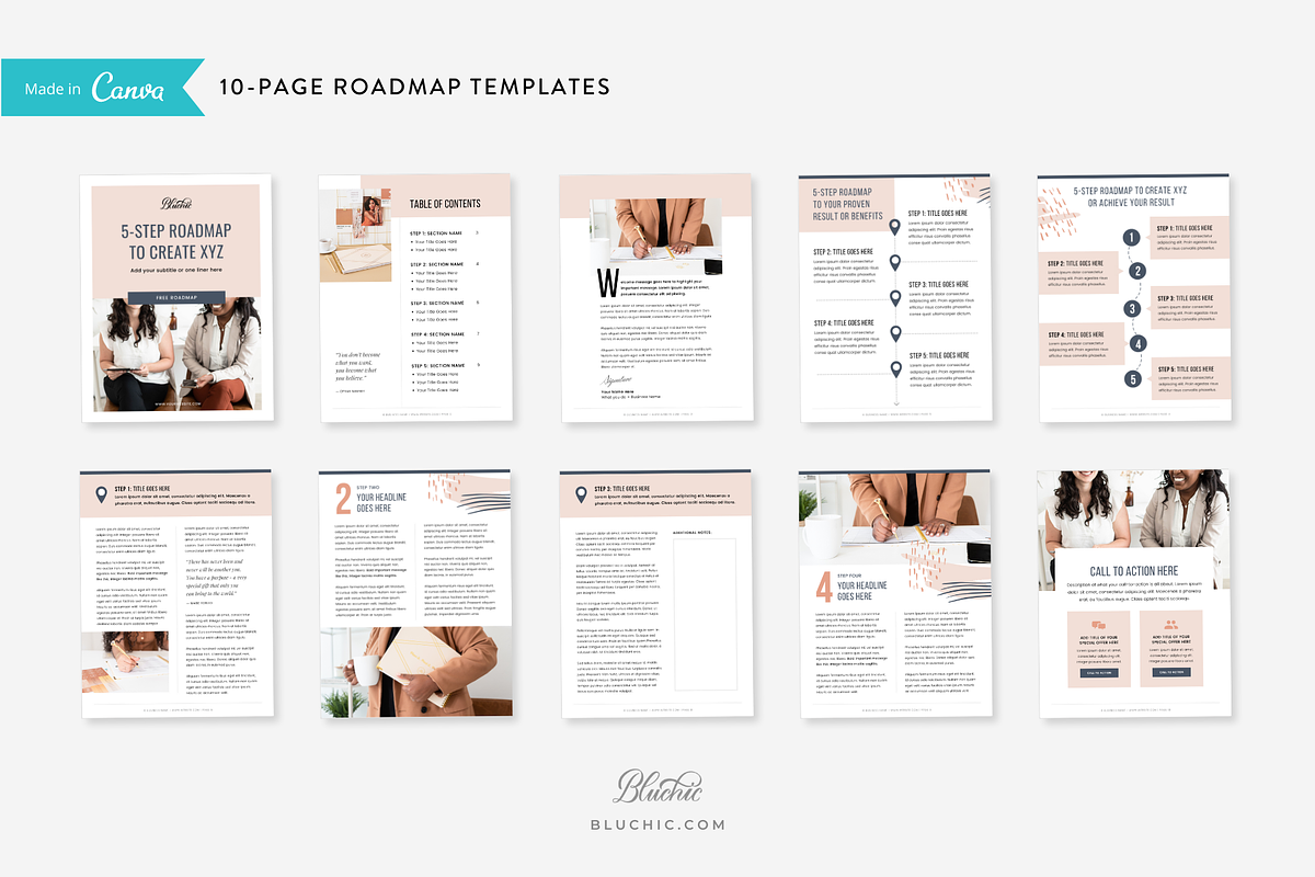 Ultimate Canva Lead Magnet Templates, a Magazine Template by Bluchic (Photo 2 of 6)