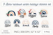 Christmas stickers bundle PNG, an Object Graphic by Let's Art (Thumbnail 4 of 14)