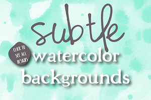 Subtle Watercolor Backgrounds