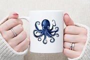 Vintage Navy Blue Sailing Clipart, an Illustration by Sublimation Artist (Thumbnail 5 of 6)