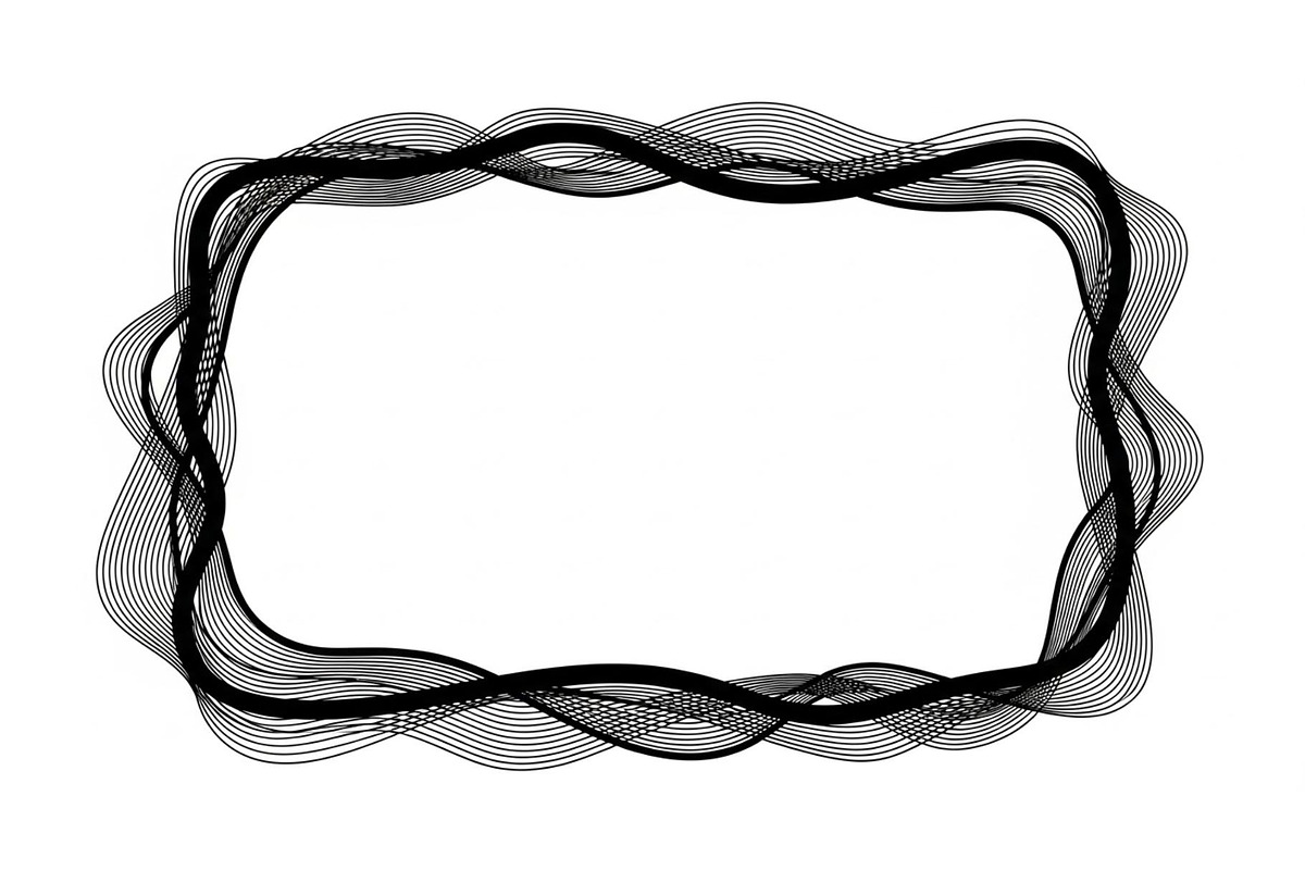 Abstract Line Frame SVG Bundle, an Illustration by yasushie (Photo 30 of 31)