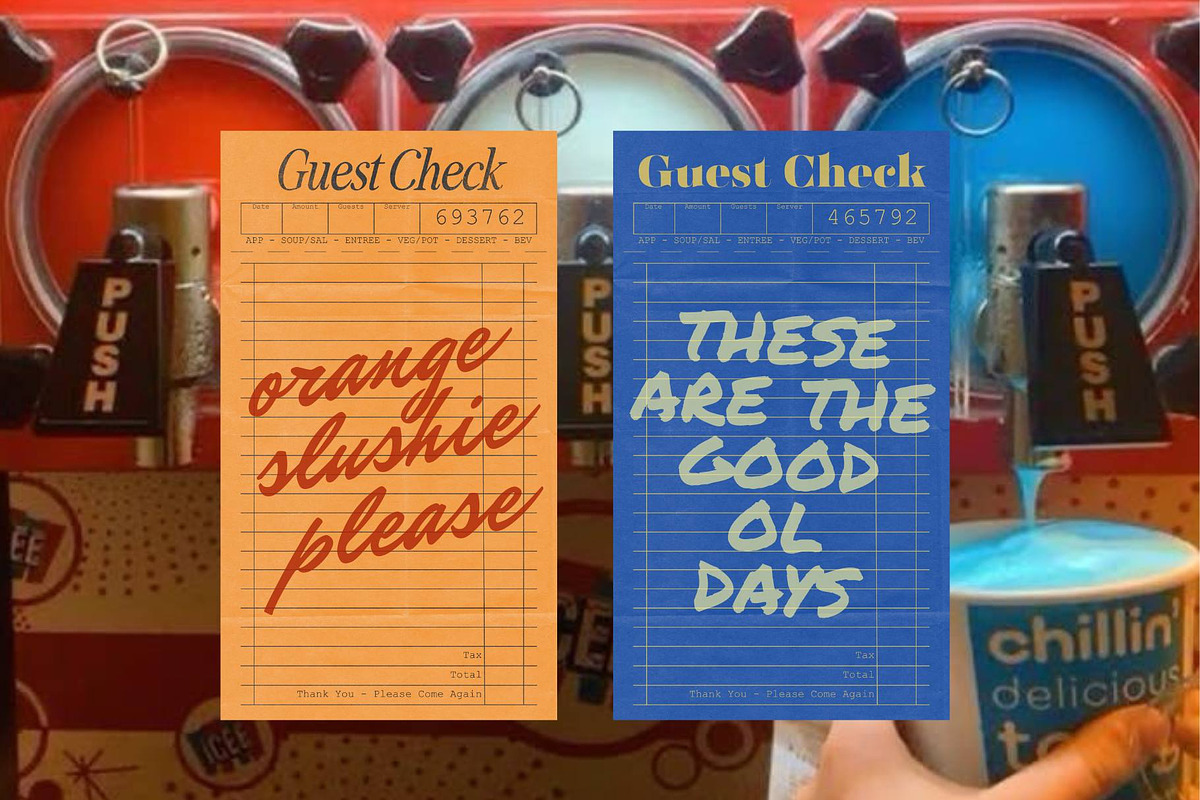 Guest Check Restaurant Bundle, a Background Graphic by Factoryluv Shop (Photo 3 of 9)