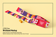 Wristband Mockup, an Advertising Mockup by Custom.scene (Thumbnail 1 of 3)
