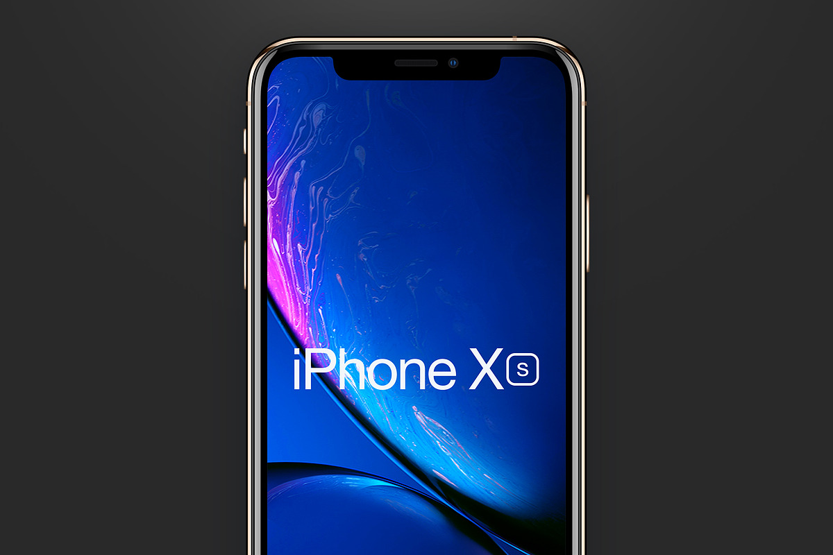 iPhone XS & XS Max & XR Mockups, an iPhone Mockup by Big Zone Studio (Photo 4 of 5)