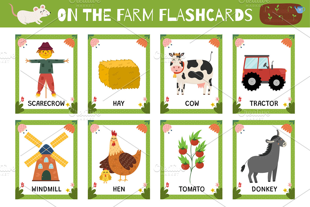 Flashcards for Kids Bundle: 570 in 1, an Education Illustration by Gulnara Sabirova (Photo 6 of 48)