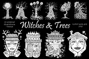 Witches and Trees, an Illustration by Samiramay (Thumbnail 1 of 7)