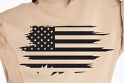 Distressed American Flag SVG Bundle, a Graphic by M9 Design (Thumbnail 4 of 9)