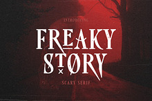 Freaky Story - Creepy Font