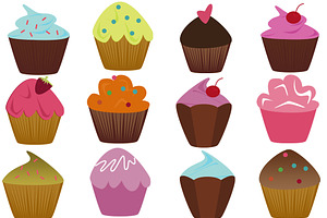 Cupcakes Photoshop Brushes