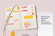 Printable Stickers - Bullet Journal, a Stationery Template by by Aline Albino (Thumbnail 2 of 3)