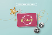 Mockup - Holiday Postcard, a Print Template by tomodachi studio (Thumbnail 4 of 4)